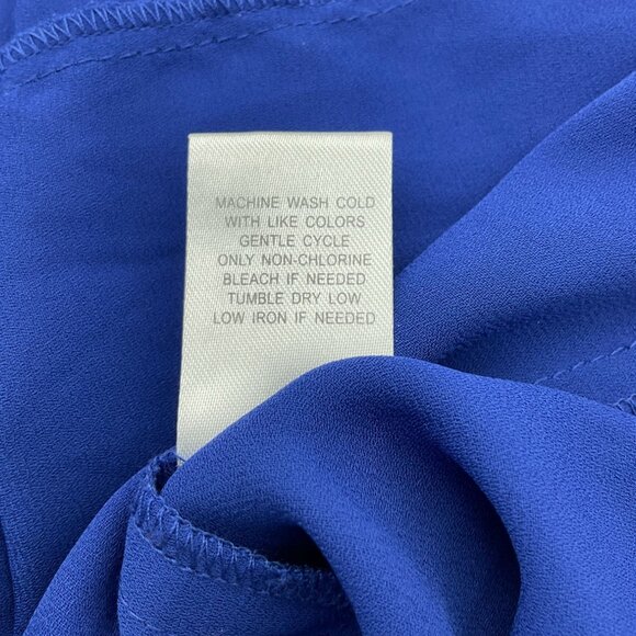 Dr2 by Daniel Rainn 3/4 Sleeve Embroidered V-Neck Tassel Tie Tunic Shirt Med - Picture 7 of 8